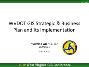 In Progress - West Virginia GIS Technical Center