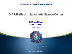 DIA Missile and Space Intelligence Center