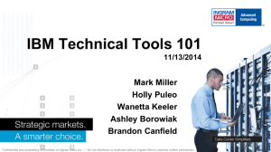 IBM Services Technical Tools