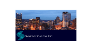 Executive Summary - Synergy Capital Inc.