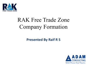 RAK FTZ Presentation