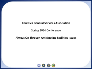 Presentation - County General Services Association