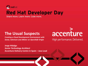 The Usual Suspects - Red Hat Developer Day