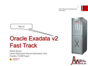 Oracle Exadata v2 Fast Track