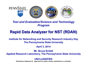 RDAN - Institute for Networking and Security Research