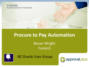 NZOUG Presentation Bevan Wright