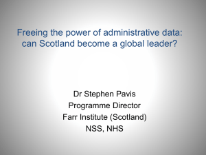 Dr Stephen Pavis (slides)