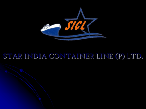 Brochure - Star India Container Line Pvt. Ltd.