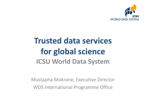 The ICSU World Data System
