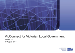 VicConnect for Victorian Local Government