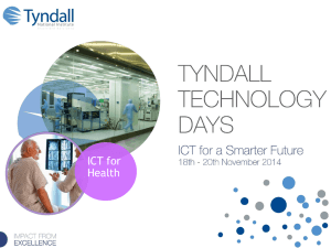 ICT for Health - Tyndall Technology Days