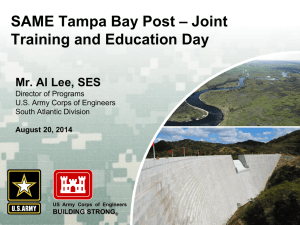US Army Corps of Engineers Overview
