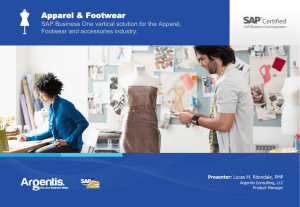 Presentation Apparel & Footwear