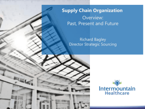 IHC Supply Chain Overview