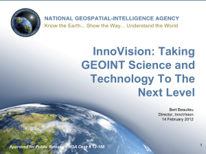 Advancing GEOINT Data Management