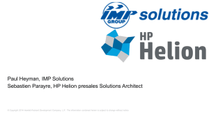 IMP Solutions and HP Helion