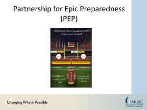 Partnership for Epic Preparedness (PEP)