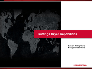 Cuttings Dryers Customer Presentation