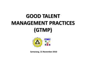 Talent Management Plan - sdm