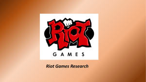 Riot Games Presentation