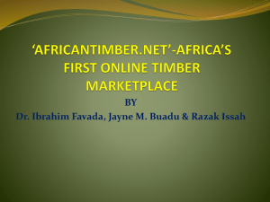 Online timber marketing in Africa