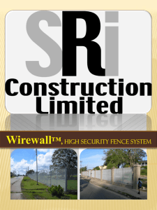 Wirewall™, High Security Fence System