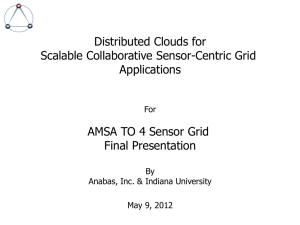 Sensor Cloud Final Presentation - Community Grids Lab