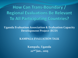 Kampala Evaluation Talk