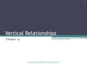 Vertical Relationships
