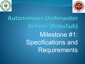 Autonomous Underwater Vehicle (RoboSub)