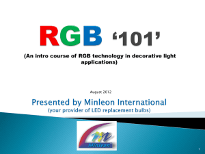 RGB Basics - Minleon USA