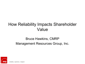 How Reliability Impacts Shareholder Value