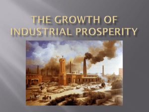 The Growth of Industrial Prosperity