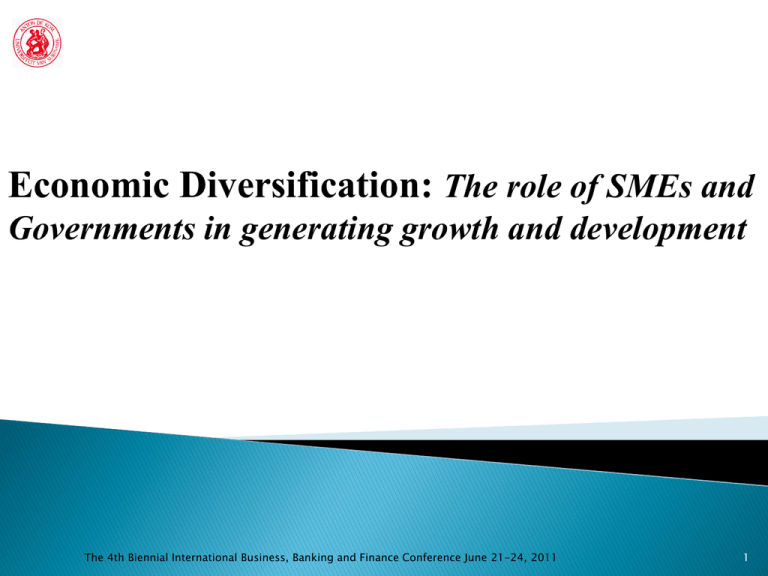 economic diversification thesis