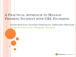 A Practical Approach to Manage Phishing Incident with URL