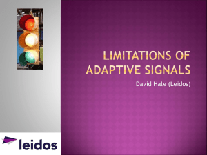 Limitations of adaptive signals