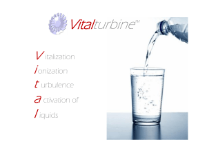 Vitalturbine ™ Water Vitalizing System