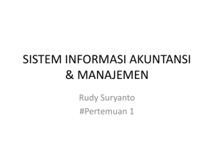 sistem informasi akuntansi & manajemen #1