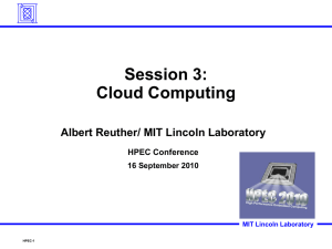 Presentation - MIT Lincoln Laboratory
