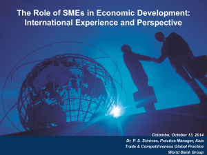 The Role of SMEs in Economic Development