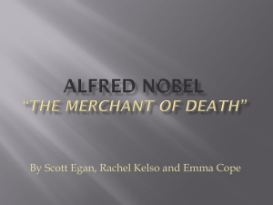 Alfred Nobel Powerpoint