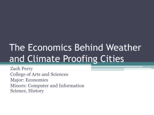 The Economics Behind Weather Proofing Cities