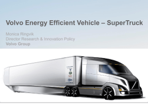 Volvo Energy Efficient Vehicle – SuperTruck