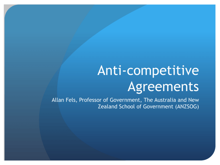 Anti Competitive Agreement Meaning In Hindi