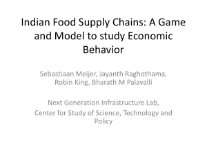 Indian Food Supply Chains