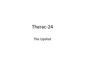 Therac-25 Case