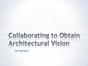 Software Architecture Vision