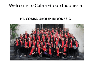 Welcome to Cobra Group Indonesia