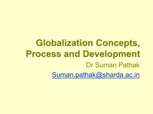Globalization Concepts, Process and Development