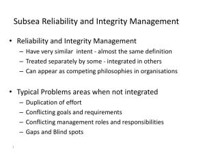 Subsea Reliability and Integrity Management-2